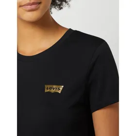 Levi's® T-shirt z logo z efektem metalicznym