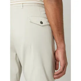 Windsor Spodnie z zakładkami w pasie z dodatkiem streczu model ‘Sapo’