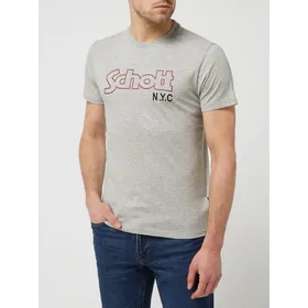 Schott NYC T-shirt z bawełny