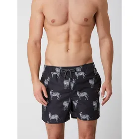 Jack & Jones Spodnie kąpielowe z nadrukiem na całej powierzchni model ‘Bali’