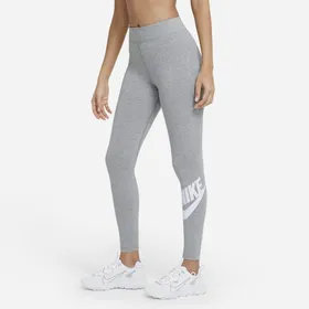 Damskie legginsy z wysokim stanem Nike Sportswear Essential - Szary