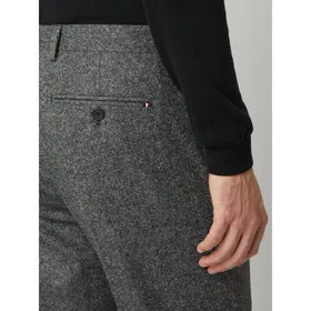 Tommy Hilfiger Spodnie do garnituru o kroju slim fit z dodatkiem streczu