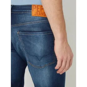 Pepe Jeans Szorty jeansowe o kroju tapered fit z dodatkiem streczu