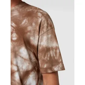 Drykorn T-shirt z bawełny z efektem batiku model ‘Thilo’