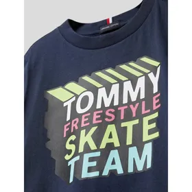 Tommy Hilfiger Kids T-shirt z nadrukiem z przodu