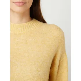 ICHI Sweter z dodatkiem wełny z alpaki model ‘Hamara’