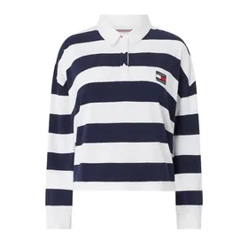 Tommy Jeans Curve Koszulka rugby PLUS SIZE krótka z bawełny ekologicznej