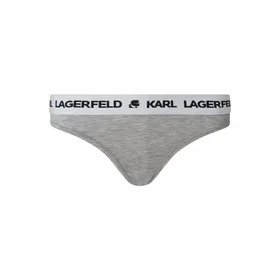 Karl Lagerfeld Majtki typu tanga z lyocellu
