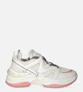 Białe buty sportowe sneakersy sznurowane Casu 20G10/W