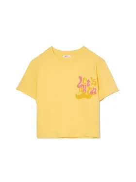 Żółta koszulka z aplikacją