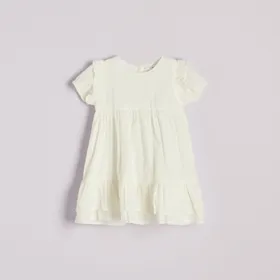 Sukienka z falbankami - Biały