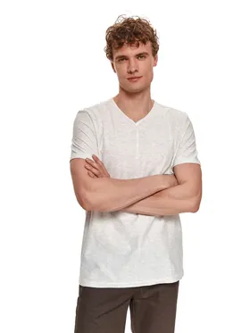 T-shirt krótki rękaw męski z aplikacją