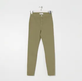 Spodnie jeansowe skinny - Zielony