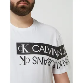 Calvin Klein Jeans Plus T-shirt PLUS SIZE z bawełny ekologicznej