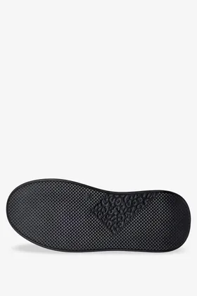 Fuksjowe sneakersy skórzane damskie slip on na czarnej platformie produkt polski casu 10151