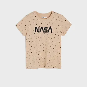 Koszulka NASA - Beżowy