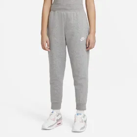 Spodnie dla dużych dzieci (dziewcząt) Nike Sportswear Club Fleece - Szary