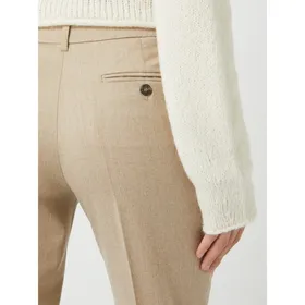 Weekend Max Mara Spodnie materiałowe z mieszanki żywej wełny i elastanu model ‘Ondata’
