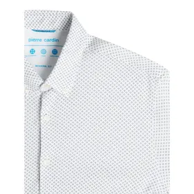 Pierre Cardin Koszula biznesowa o kroju regular fit z piki — ‘Futureflex’