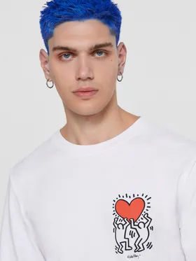 Koszulka longsleeve z grafiką Keith Haring
