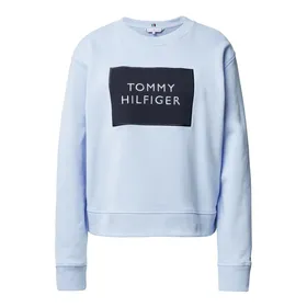 Tommy Hilfiger Bluza z bawełny z wyhaftowanym logo