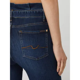 7 For All Mankind Skrócone jeansy o kroju Slim Fit z dodatkiem streczu