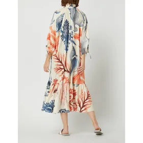 Gant Sukienka midi o kroju oversized z nadrukami z motywem rafy koralowej