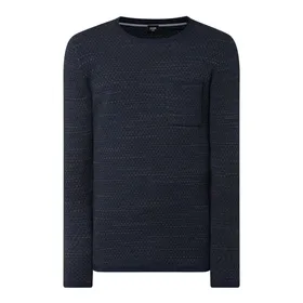 JOOP! Jeans Sweter z mieszanki bawełny i wełny model ‘Pirmin’
