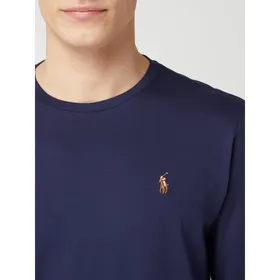 Polo Ralph Lauren Bluzka z długim rękawem o kroju custom slim fit z logo