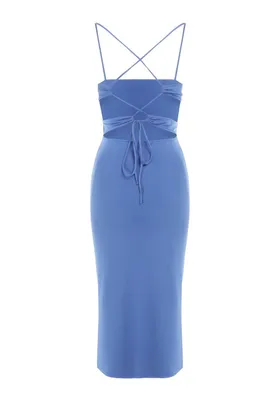 Niebieska Sukienka Matthias