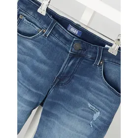 Jack & Jones Bermudy jeansowe z dodatkiem streczu model ‘Rick’
