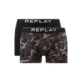Replay Underwear Obcisłe bokserki z dodatkiem streczu w zestawie 2 szt.