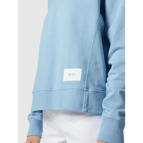 BOSS Casualwear Bluza z kapturem i nadrukiem z logo model ‘Esqua’