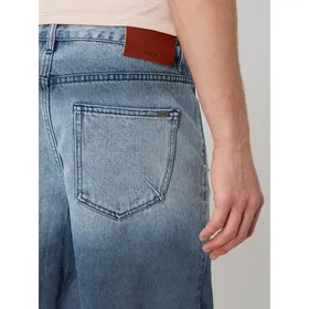Tigha Szorty jeansowe o kroju straight fit z bawełny model ‘Mex’