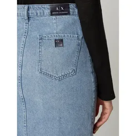 ARMANI EXCHANGE Spódnica jeansowa z bawełny