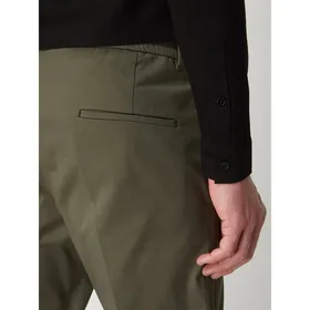 Drykorn Spodnie z zakładkami w pasie z lekko elastycznym pasem model ‘Chasy’