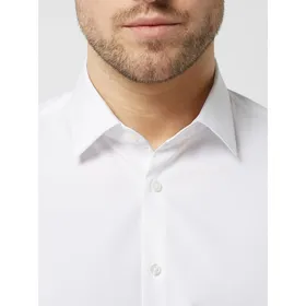 Jake*s Koszula biznesowa o kroju slim fit z dodatkiem streczu i bardzo długim rękawem