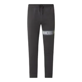 NICCE Spodnie dresowe z odblaskowym nadrukiem model ‘Axiom’