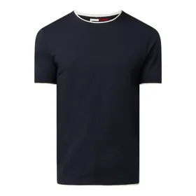 Tommy Hilfiger T-shirt z bawełny ekologicznej i jedwabiu
