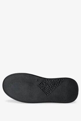 Czarne sneakersy skórzane lakierowane damskie buty sportowe sznurowane na platformie produkt polski casu 2290