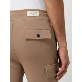 JOOP! Jeans Szorty z dzianiny dresowej z kieszeniami cargo model ‘Santis’
