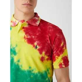 Polo Ralph Lauren Koszulka polo o kroju slim fit z efektem batiku