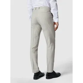 HUGO Spodnie do garnituru o kroju extra slim fit z dodatkiem streczu model ‘Hesten212X’