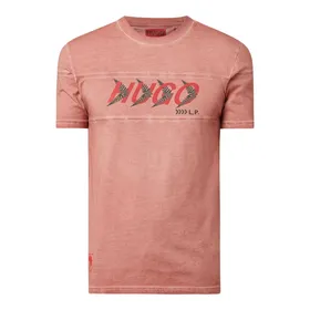 HUGO T-shirt z kapturem z bawełny model ‘Dappel’ HUGO x LIAM PAYNE
