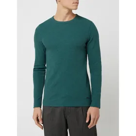 BOSS Casualwear Sweter o kroju slim fit z bawełny model ‘Tempest’