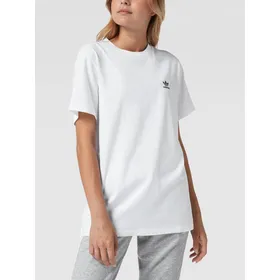 adidas Originals T-shirt z czystej bawełny z wyhaftowanym logo