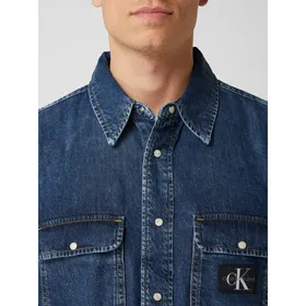 Calvin Klein Jeans Koszula jeansowa o kroju oversized z bawełny