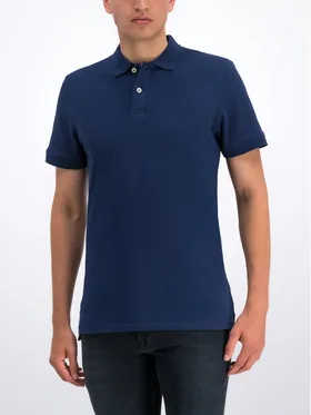 Pepe Jeans Polo Vincent PM541009 Granatowy Slim Fit