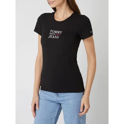 Tommy Jeans Tommy Jeans T-shirt o kroju skinny fit z bawełny ekologicznej