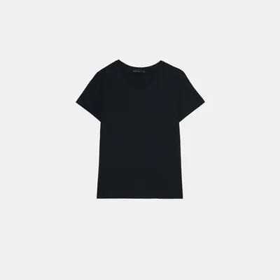 Mohito Czarna koszulka z bawełny - Czarny